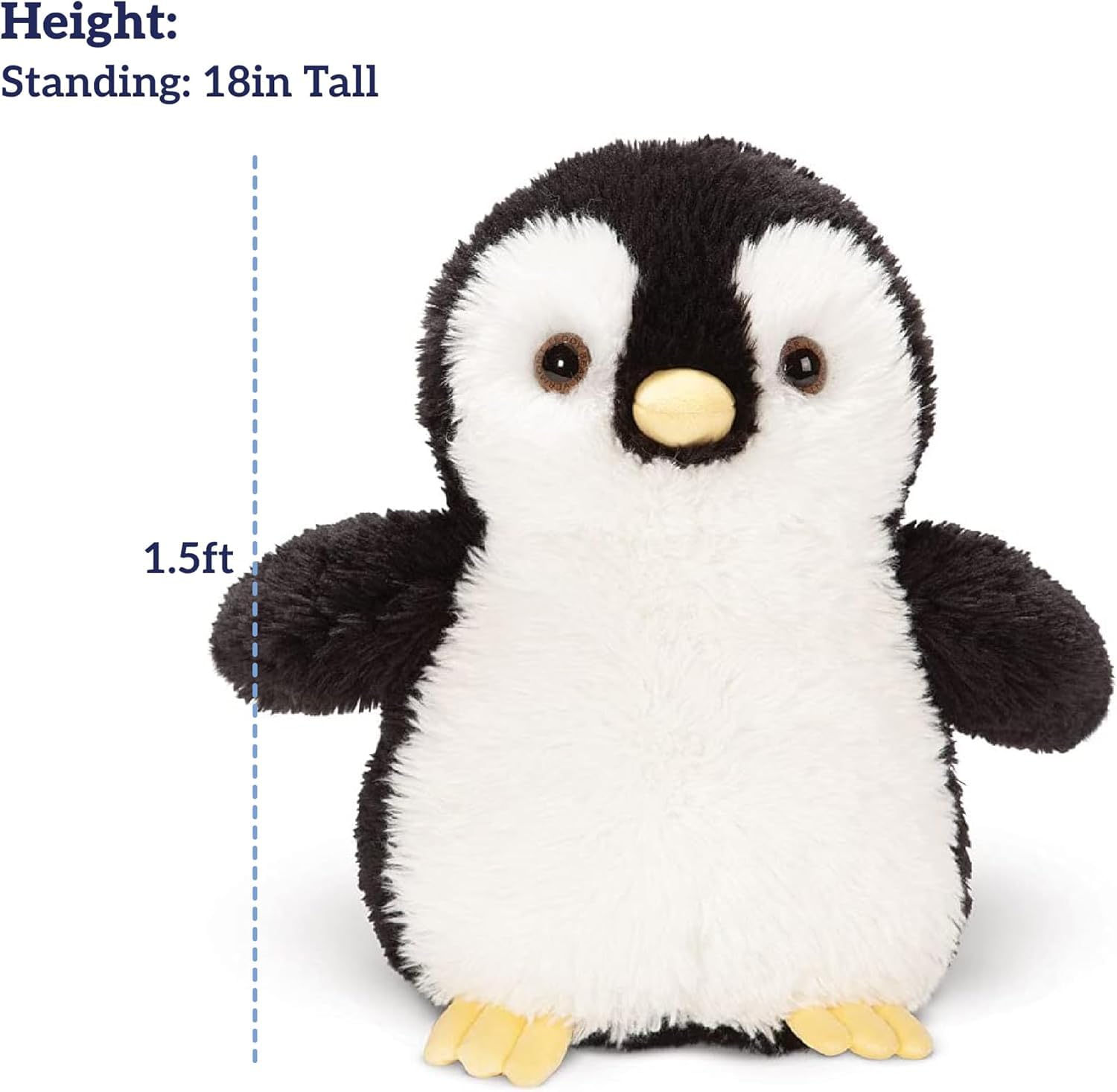 Amazon.com: Vermont Teddy Bear Penguin Stuffed Animal - Soft Black