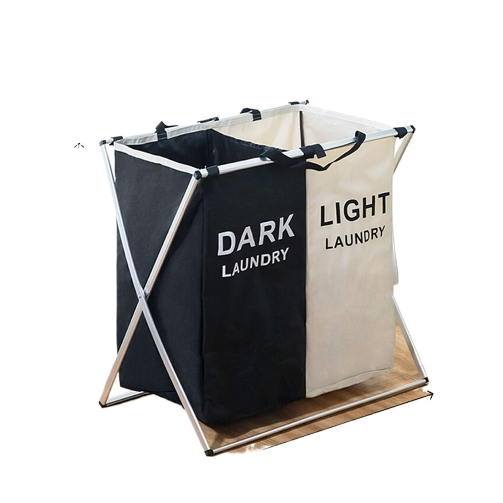 MRKU Folding Laundry Basket Household Storage Hamper Foldable Dirty Home Large Clothes Hamper Bag Drawer Sorter Bin