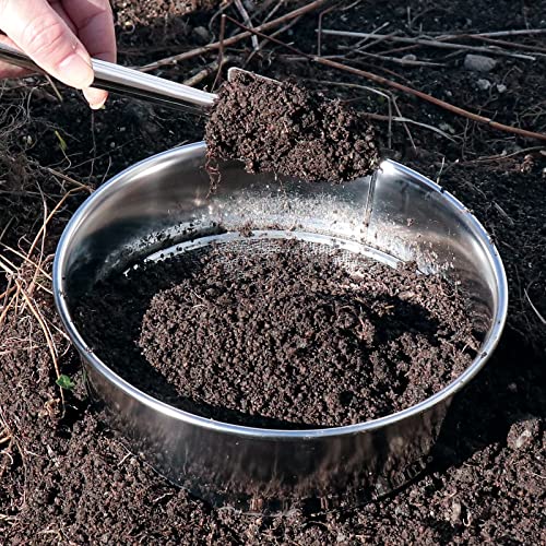 Kit de tamiz y pala para suelo Wazakura acero inoxidable miniatura 5