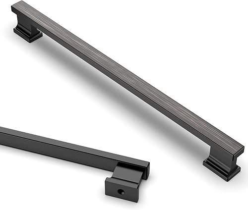 Asidrama Paquete de 6 manijas de gabinete de cocina de bronce aceitado de 9 pulgadas 8976in tiradores de gabinete accesorios para gabinetes de