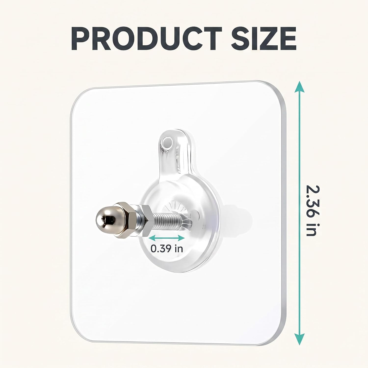 10 Pcs No Drill Wall Hooks | Heavy Duty Adhesive Hangers for Kitchen, Bathroom and Home | Damage-Free Picture Hanging Hardware with Removable Non-Marking Tape image 4