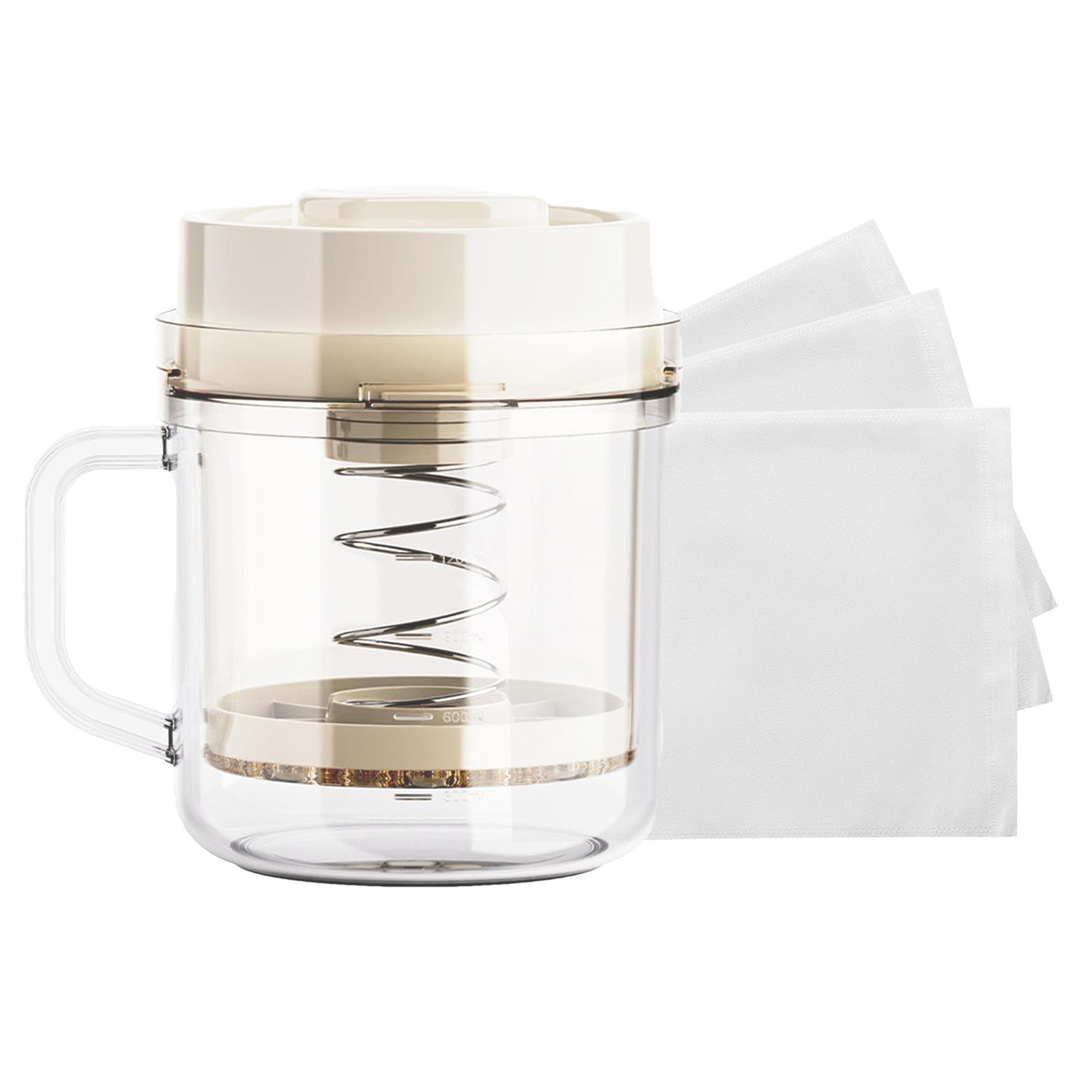 Yogurt Making Accessories, Homemade Cheese Maker, Creamy Yogurt Maker, Yogurt Cheese Filter, 18.2x18.7x14.6 cm, / 7.17x7.36x5.75in, Reusable Yogurt Filter for Creamy Cheese