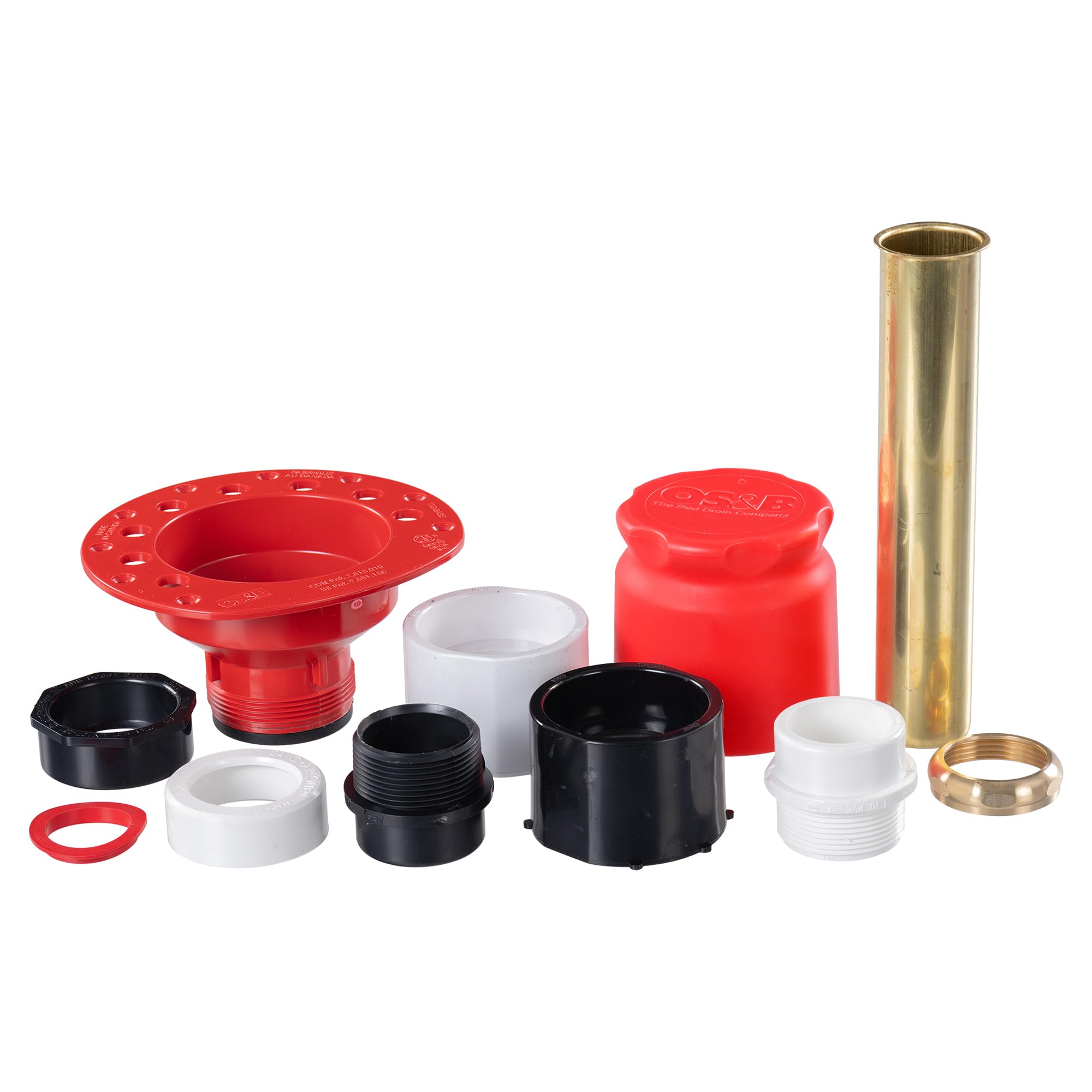 piping ICD6点セット OS&B ITD365 - ABS + PVC, Island Tub Drain Rough-in for