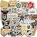 35 PCS Set of Vegas Vinyl Golden Knights Stickers Pack Vegas Decal Golden Knights 2-2.5 inches