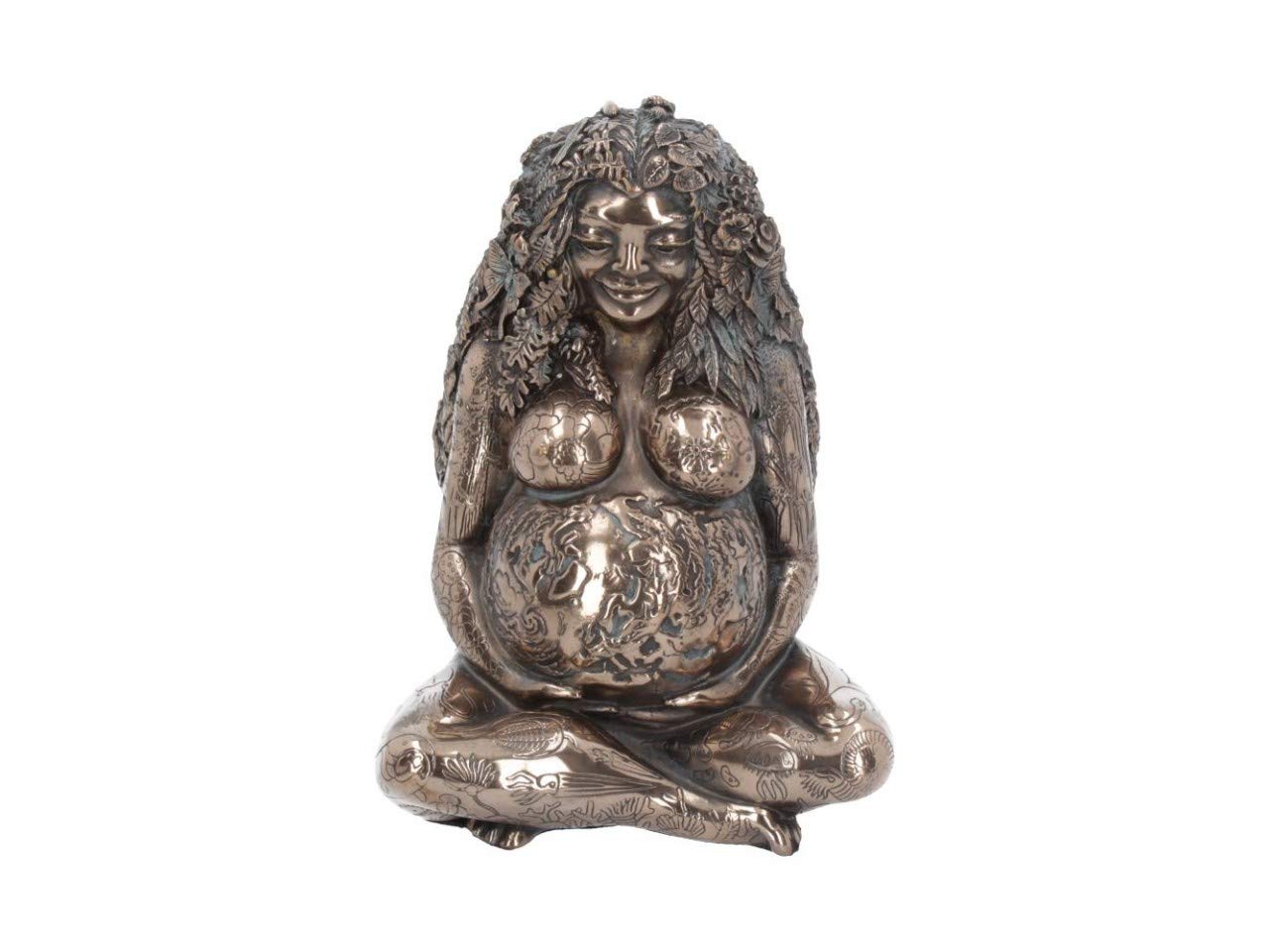 Nemesis Now Mother Earth Bronze 17.5cm Figurine, Resin, One Size, Bronze Mother Earth