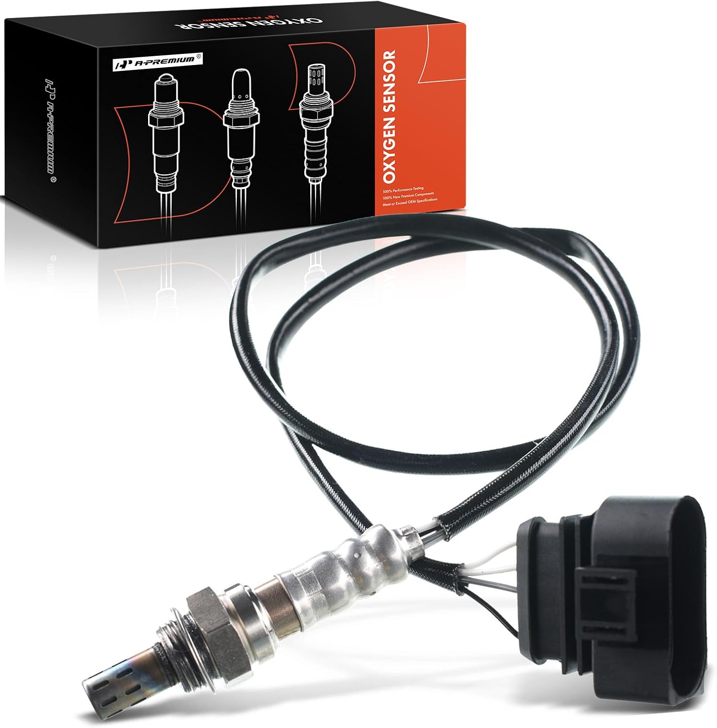A-Premium O2 Oxygen Sensor Compatible with Audi A4 1997-1999, A4 Quattro 1997-2000, A6 1998-1999, A6 Quattro 1998-1999 & VW Golf 1995-1998, Passat 1996-1999, Replace# 078906265L