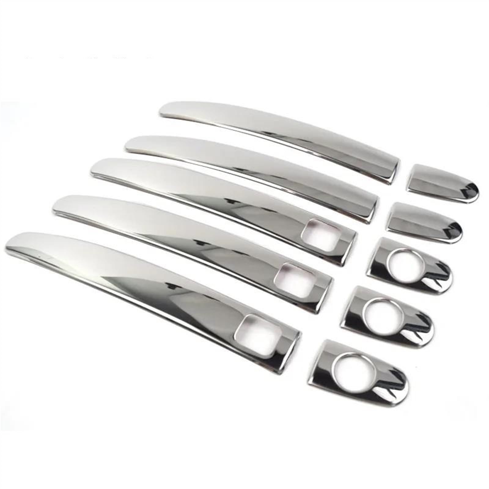CSSPDM Chrome Stainless Door Handle Cover Trim Molding Styling Cap Bezel for Toyota for Corolla 2009-2013(H)