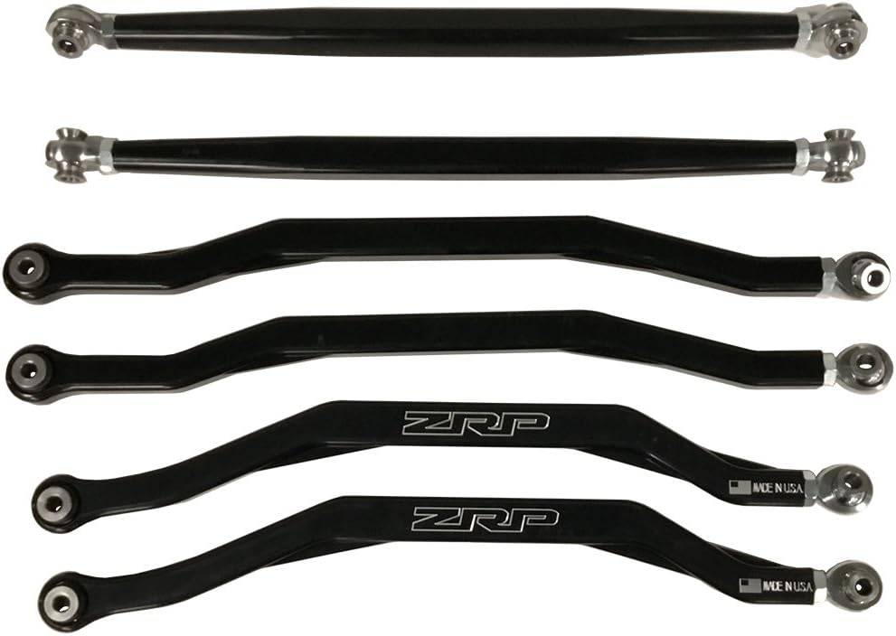 ZRP High Clearance Billet Radius Rod Set Can-Am Maverick X3 (64") - Black