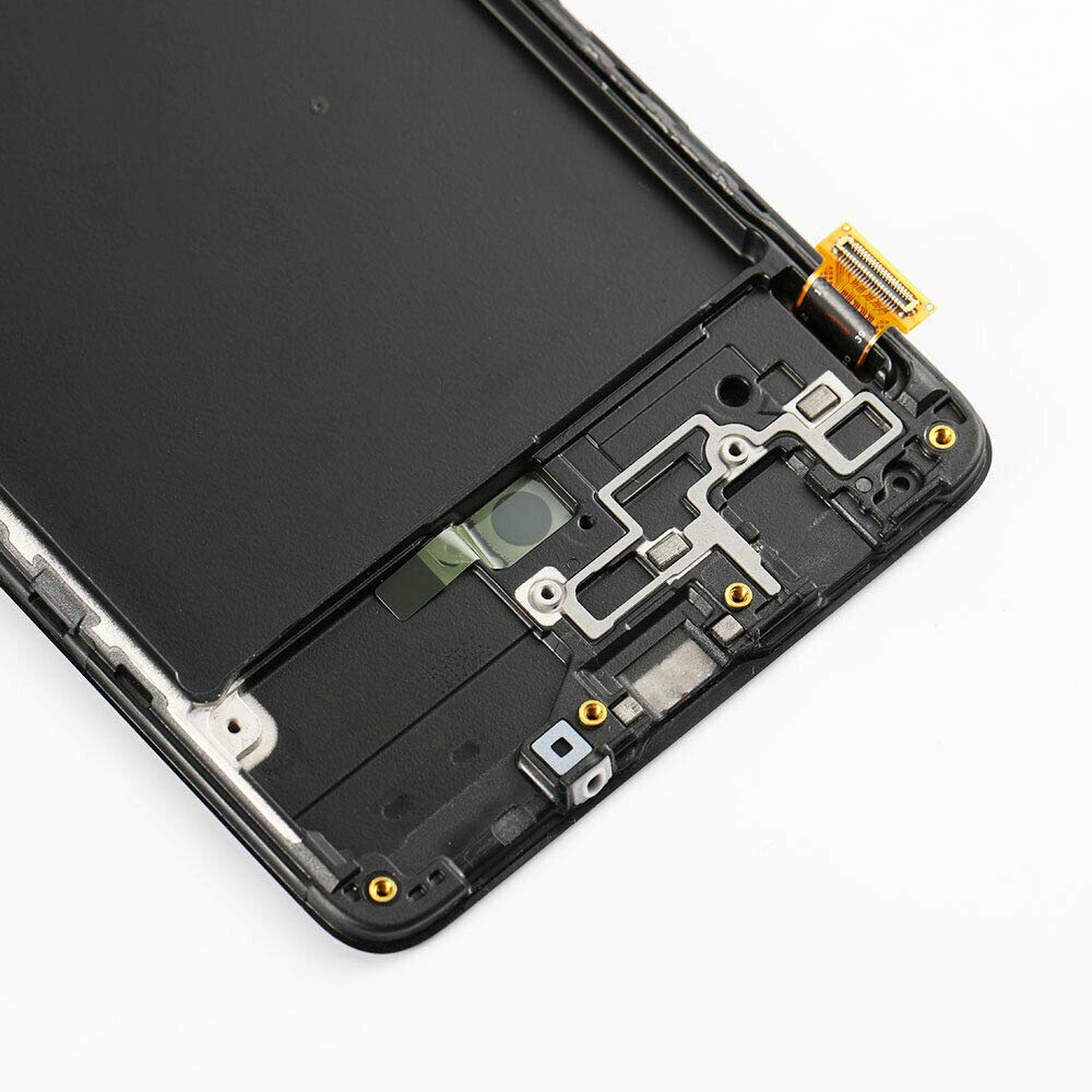 per Samsung Galaxy A71 2020 A715F/DS A715U A715U1 A715F OLED Display LCD Touch Screen Digitizer + Sostituzione Telaio Nero
