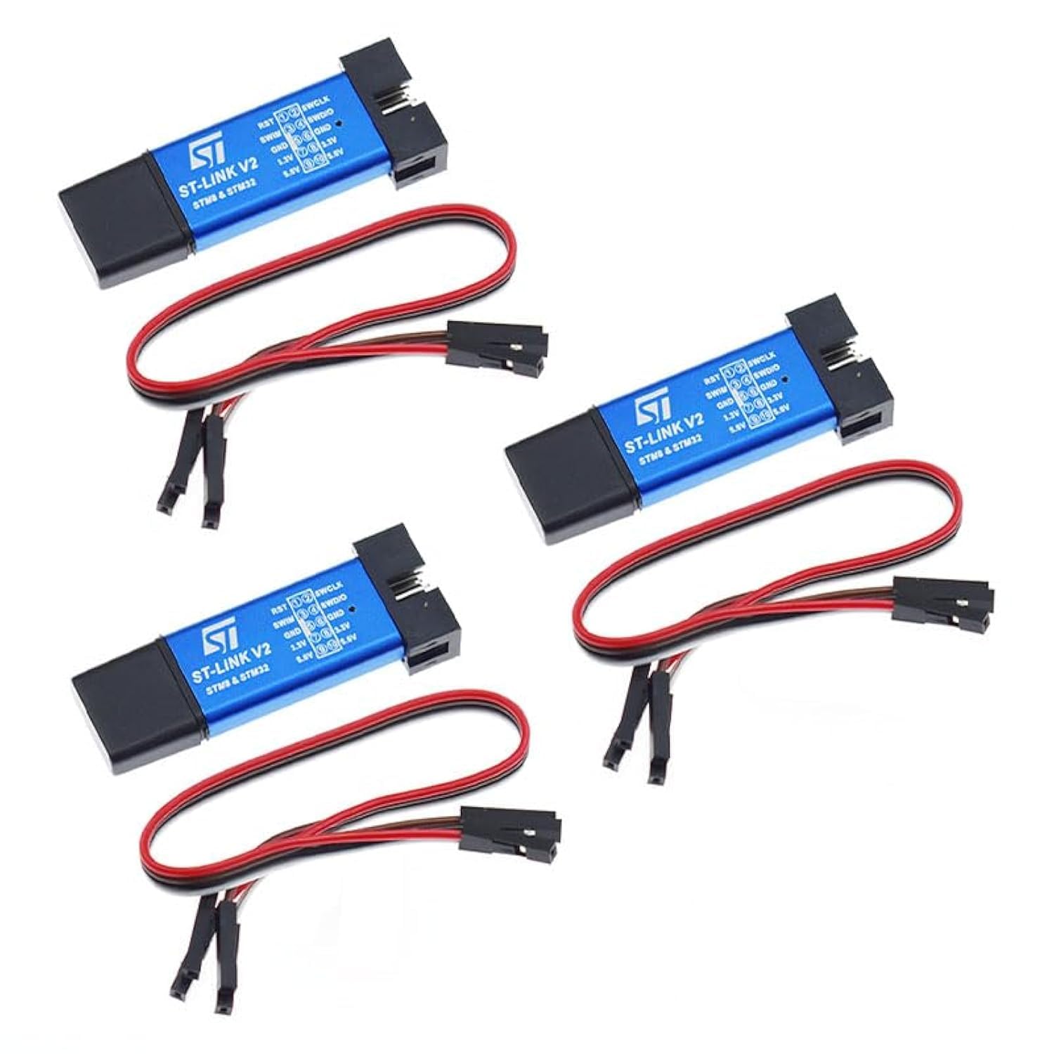 Reland Sun 3Pcs ST-Link V2 Programming Unit Mini STM8 STM32