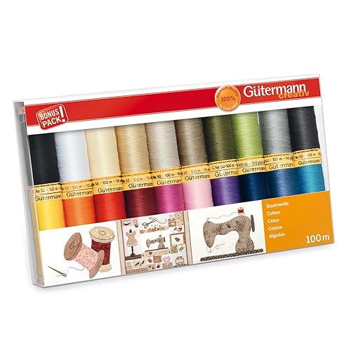Gutermann Thread Set, Multi-Colour, 100 m