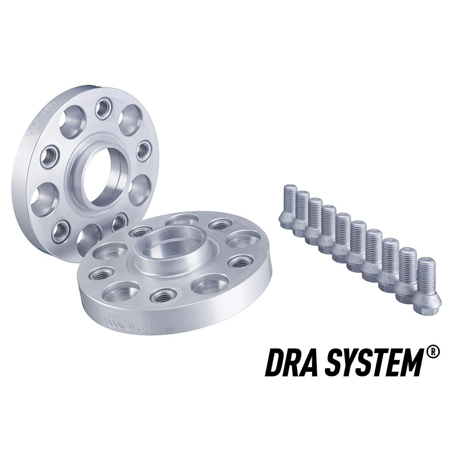 Spurverbreiterung TRAK+ Spurverbreiterungen/TRAK+ Wheel Spacers Hinten von H&R 40 mm (40556653) Distanzscheibe Räder, Silber