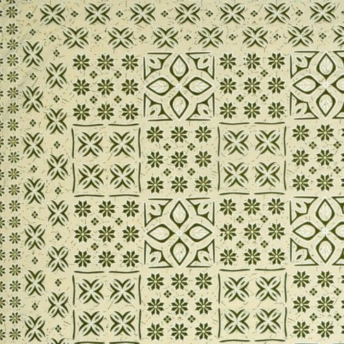 Image of Living Roots Ethnic Jaipur Block Print Double Cotton Bedsheet & 2 Pillow Covers, for Mattress Upto 6 inches Thick, No Colour Bleeding, Green Colour, King Size 90 * 108 inches, 120TC (612-B)