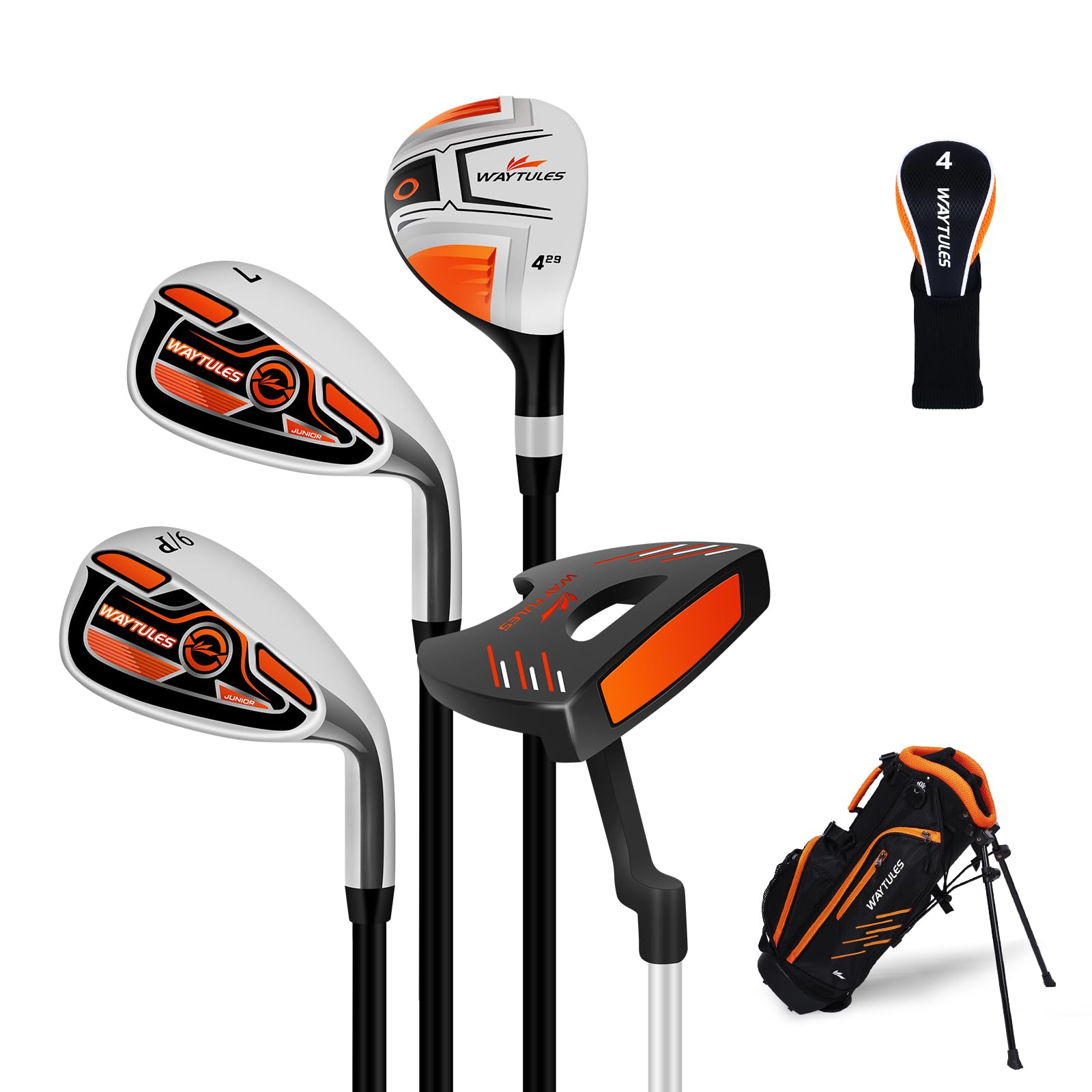 Kids Golf Clubs Set 6 Pieces for Boys & Girls Ages 3-5
