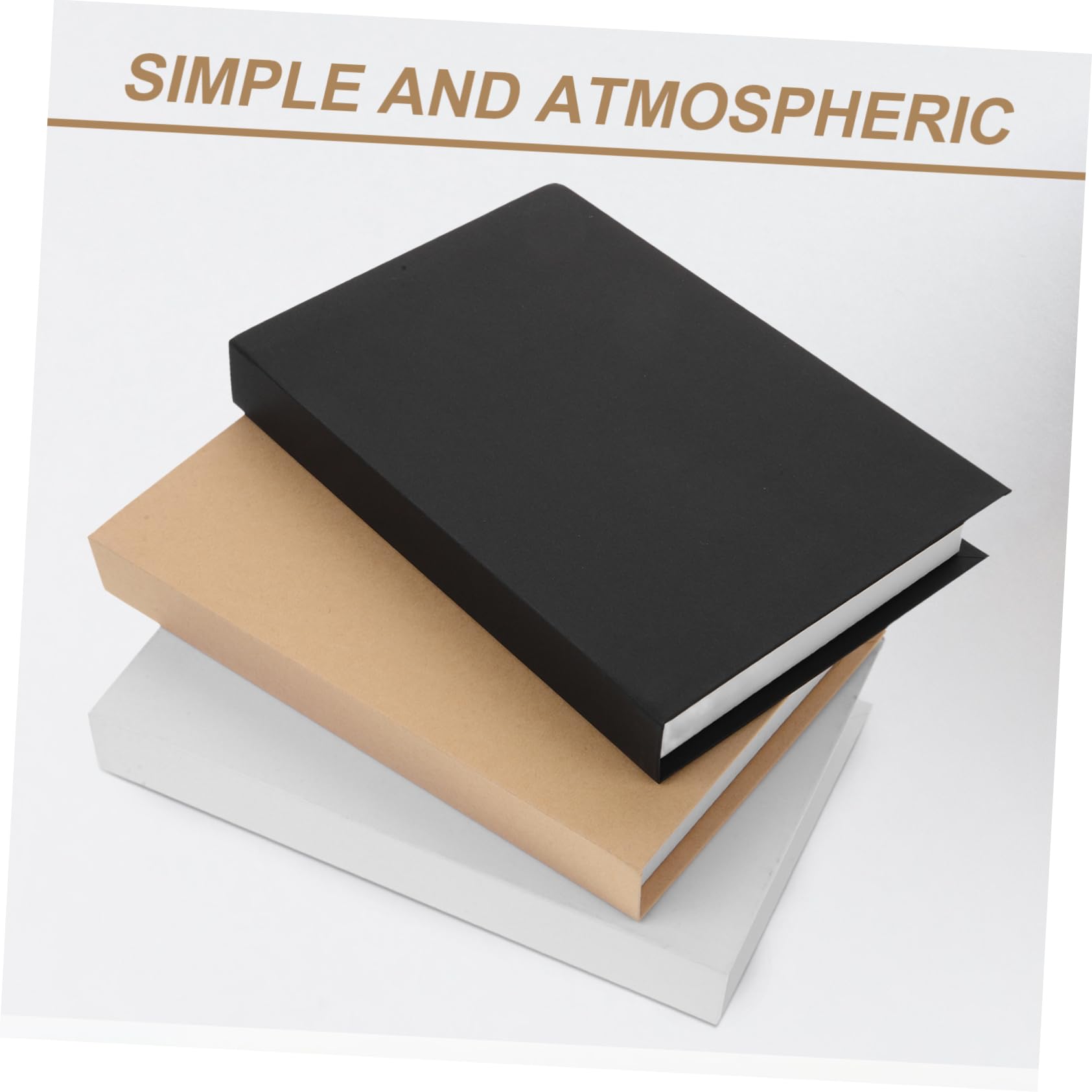 OSOLADY Book Decor for Coffee Table 3 Pack Simulated Book Ornaments Living Room Decor Room Adornments