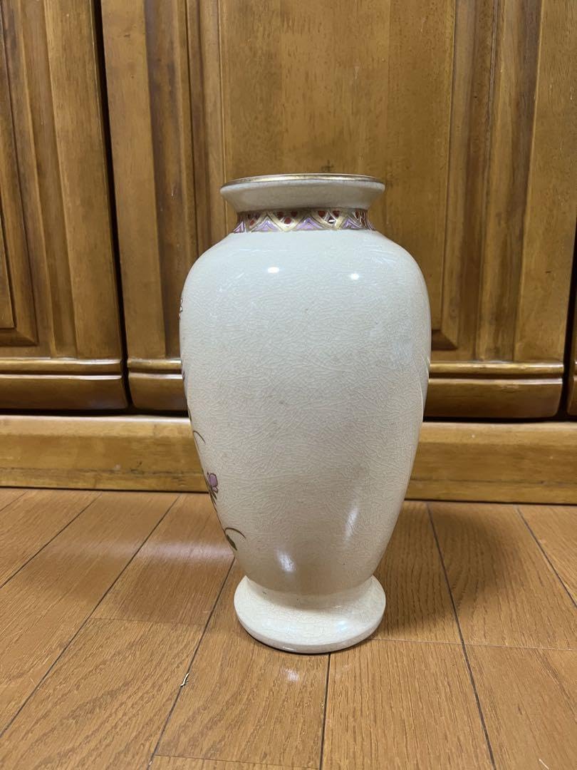 Amazon.co.jp: 薩摩焼 薩陶山 花瓶 フラワーベース 骨董品