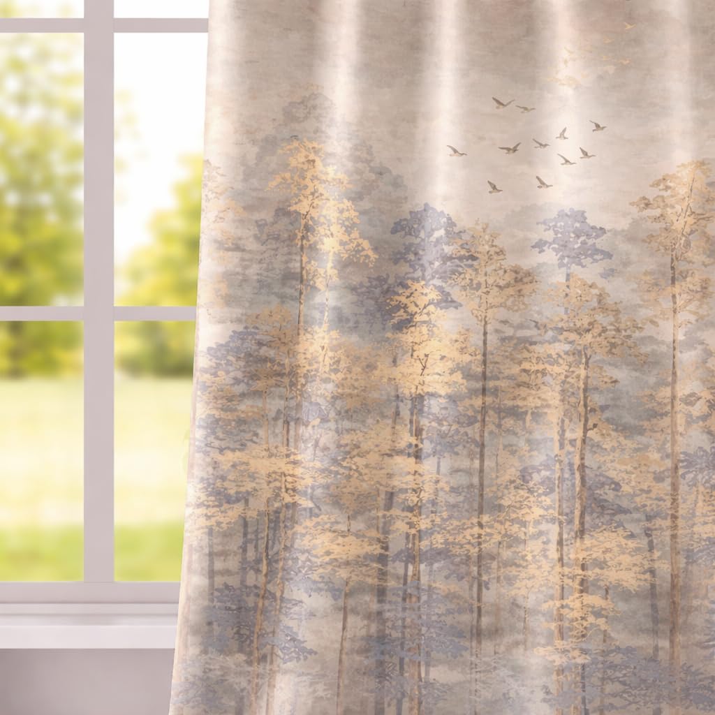 STITCHNEST Floréa Curtains - Room Darkening & Privacy -20
