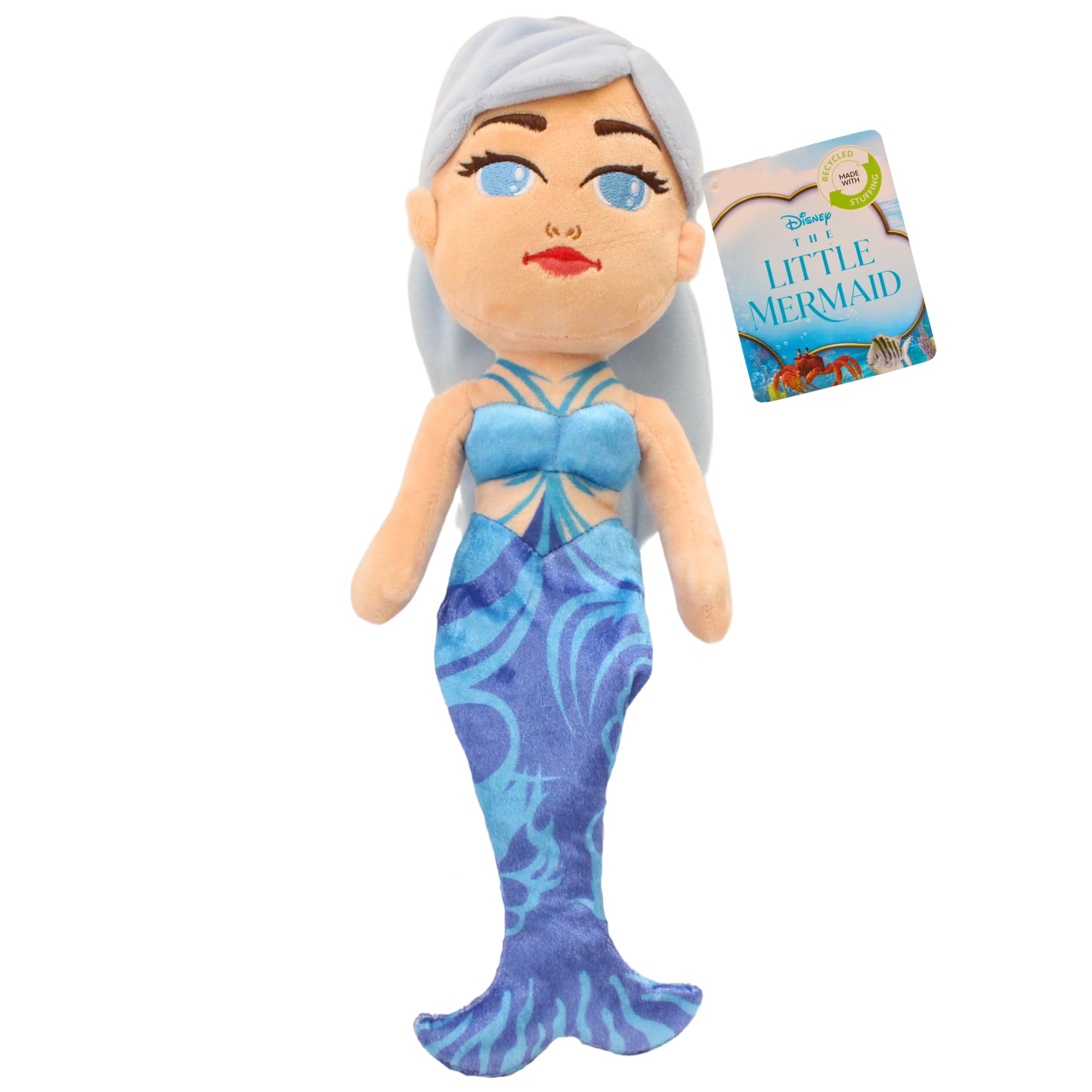 Disney The Little Mermaid Super Soft Gift Quality 30cm Plush Toy - Karina, Multicolor