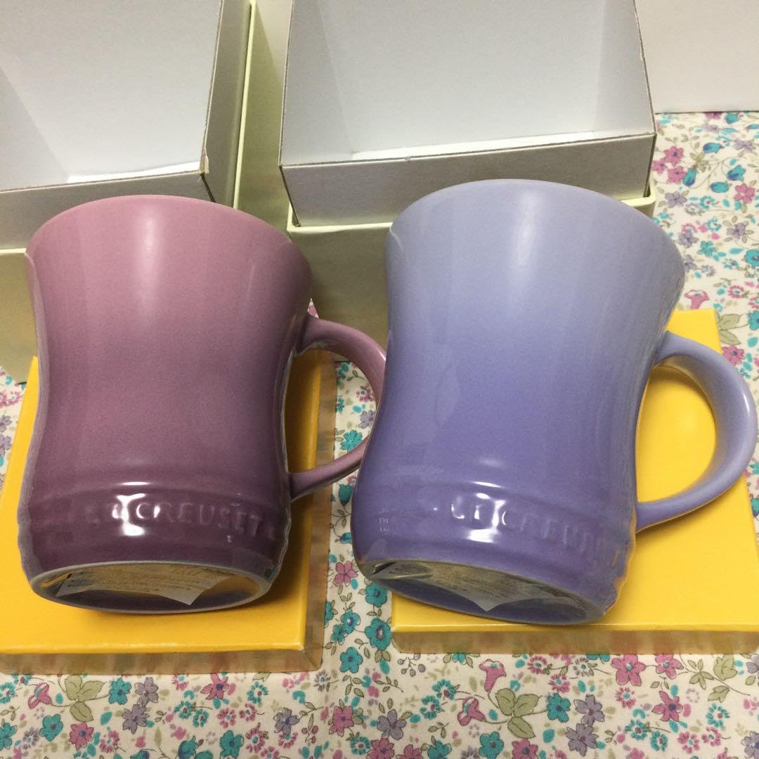 LE CREUSET パープル スープカップ 2個セット Amazon｜ティーポット&マグ(SS)(2個入り) セット ローズクオーツ