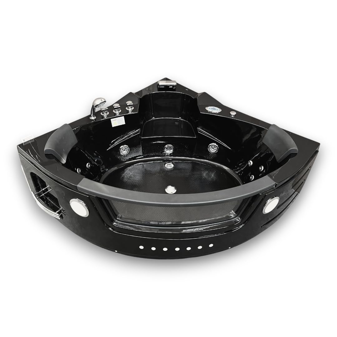 VASCA BAGNO IDROMASSAGGIO CROMOTERAPIA 2 PERSONE NUOVA Mod. MAJESTIC - BATH TUB