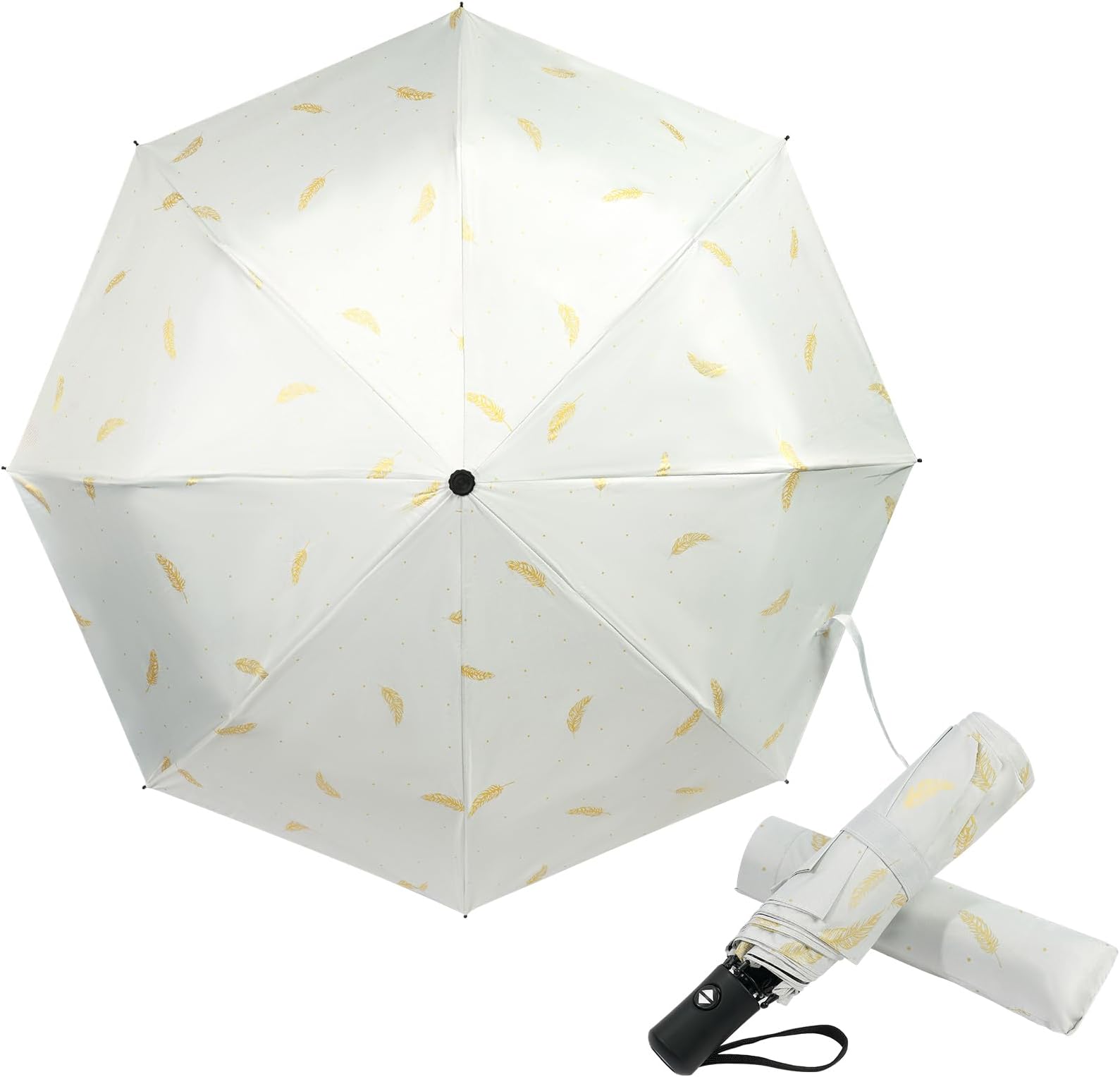 VicloonAutomatic Umbrella Windproof, Compact Travel Folding Umbrellas, UV Blocked Umbrella, Portable Umbrellas Compact Foldable Lightweight Design and High Wind Resistance