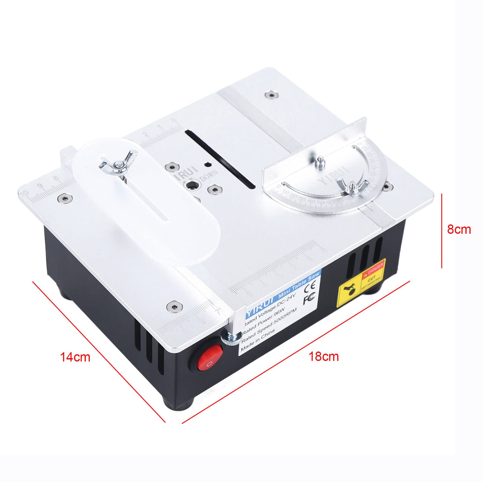 96W Mini Tischkreissäge Multifunctional Tischsäge tragbare Holzbearbeitung Sägen Table Saw Schneidemaschine 5000 r/min