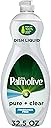 Palmolive Ultra Dishwashing Liquid Dish Soap, Pure + Clear Fragrance Free - 32.5 Fluid Ounce (Packaging may vary)