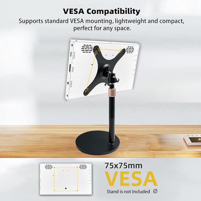 Monitor Portátil 7 Pulgadas 1024x600 IPS Pantalla Táctil miniatura 9