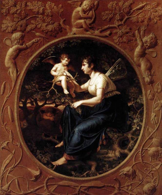 La leçon du rossignol poster toile Philipp Otto Runge pour réveiller un mur de salon trop vide