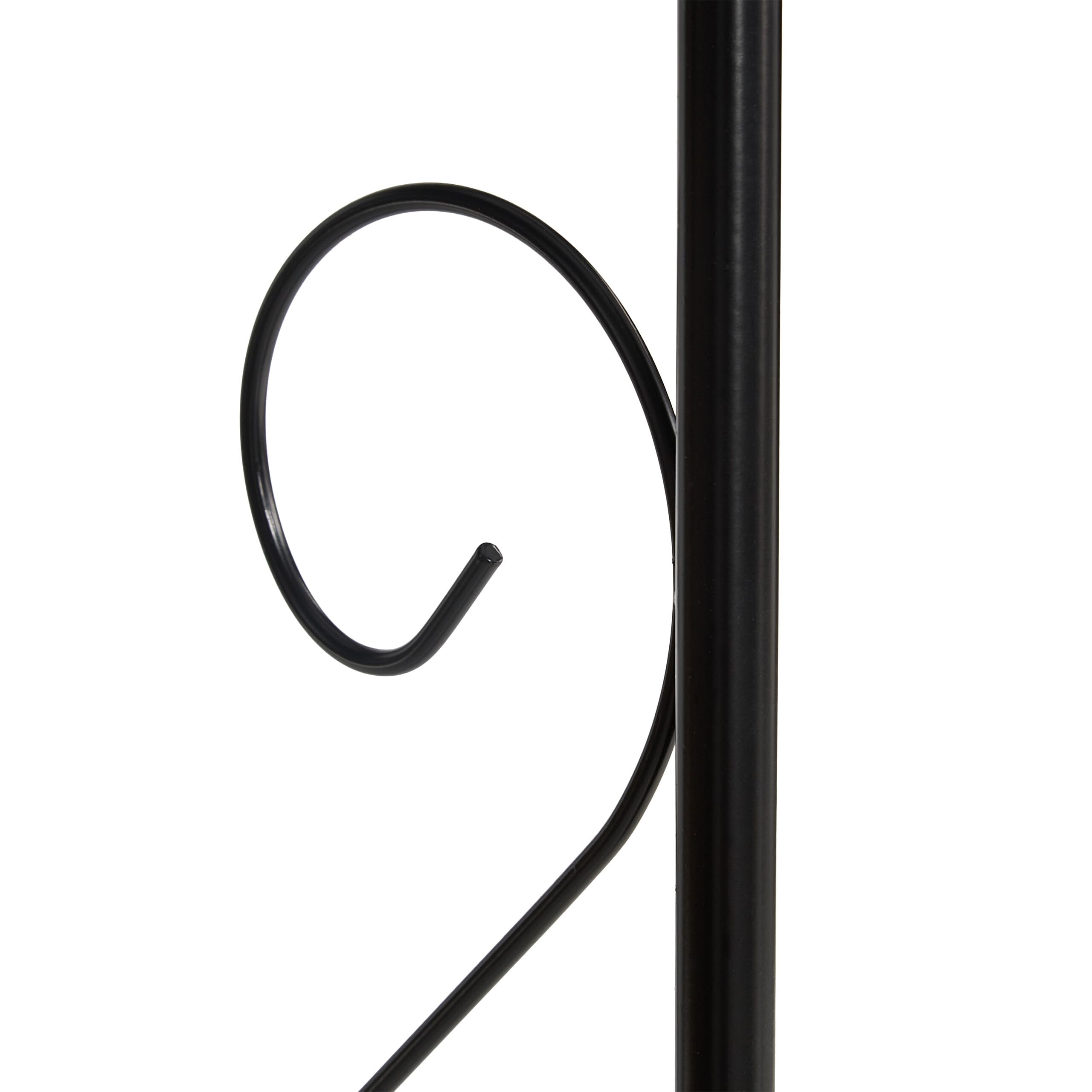 Relaxdays Arche de Jardin, en métal, Robuste, pour Plantes grimpantes, H x L x P : 230 x 120 x 39 cm, Noire