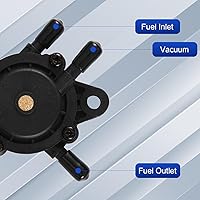 Vista 5 de Fuel Pump Kit with Filter, Fuel Pump for Kohler 17HP - 25 HP Briggs and Stratton John Deere Yamaha Small Engine Lawn Mower Tractor