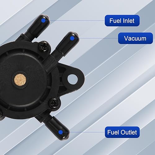 Miniatura 5 de Kit de bomba de combustible con filtro, bomba de combustible para Kohler 17HP - 25 HP Briggs y Stratton John Deere Yamaha Tractor cortacésped pequeño