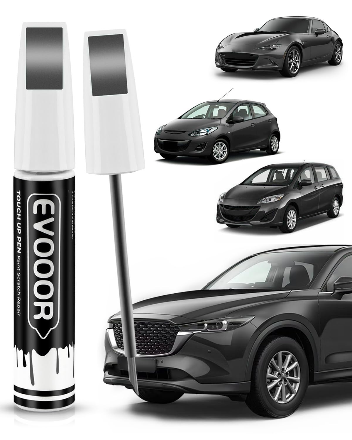 marucoページ EVOOOR 46G Machine Gray Metallic Touch Up Paint Compatible with