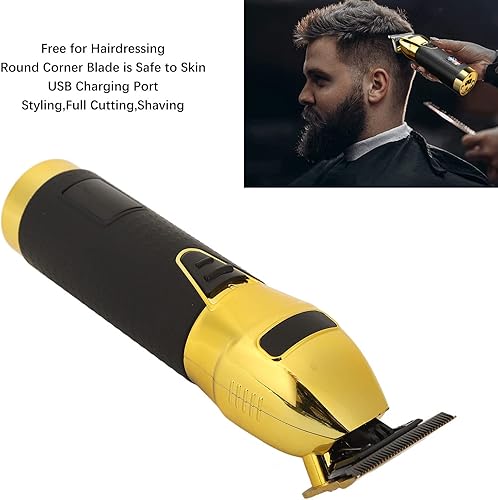 Miniatura 3 de Dioche Cortadora de pelo eléctrica, juego de herramientas de corte profesional de peluquería para el hogar, salón de belleza, corte de pelo