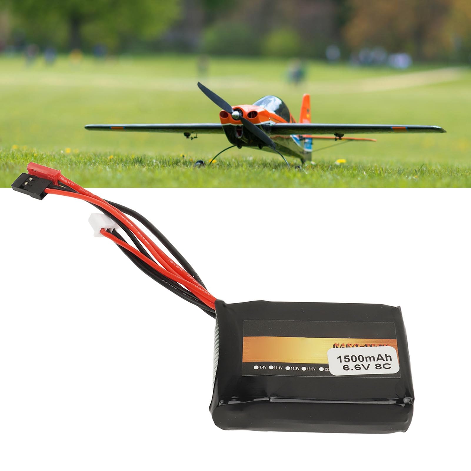 Batterie au Lithium pour Futaba 4PX, Puissance Légère 1500 MAh