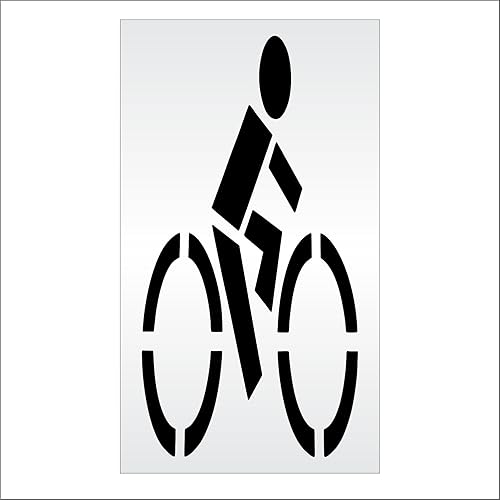 Miniatura 4 de Plantillas de pavimento  78 pulgadas  Carril de bicicleta o sendero de bicicleta  78 x 40 x 18 pulgadas (128 mil)  Grado profesional