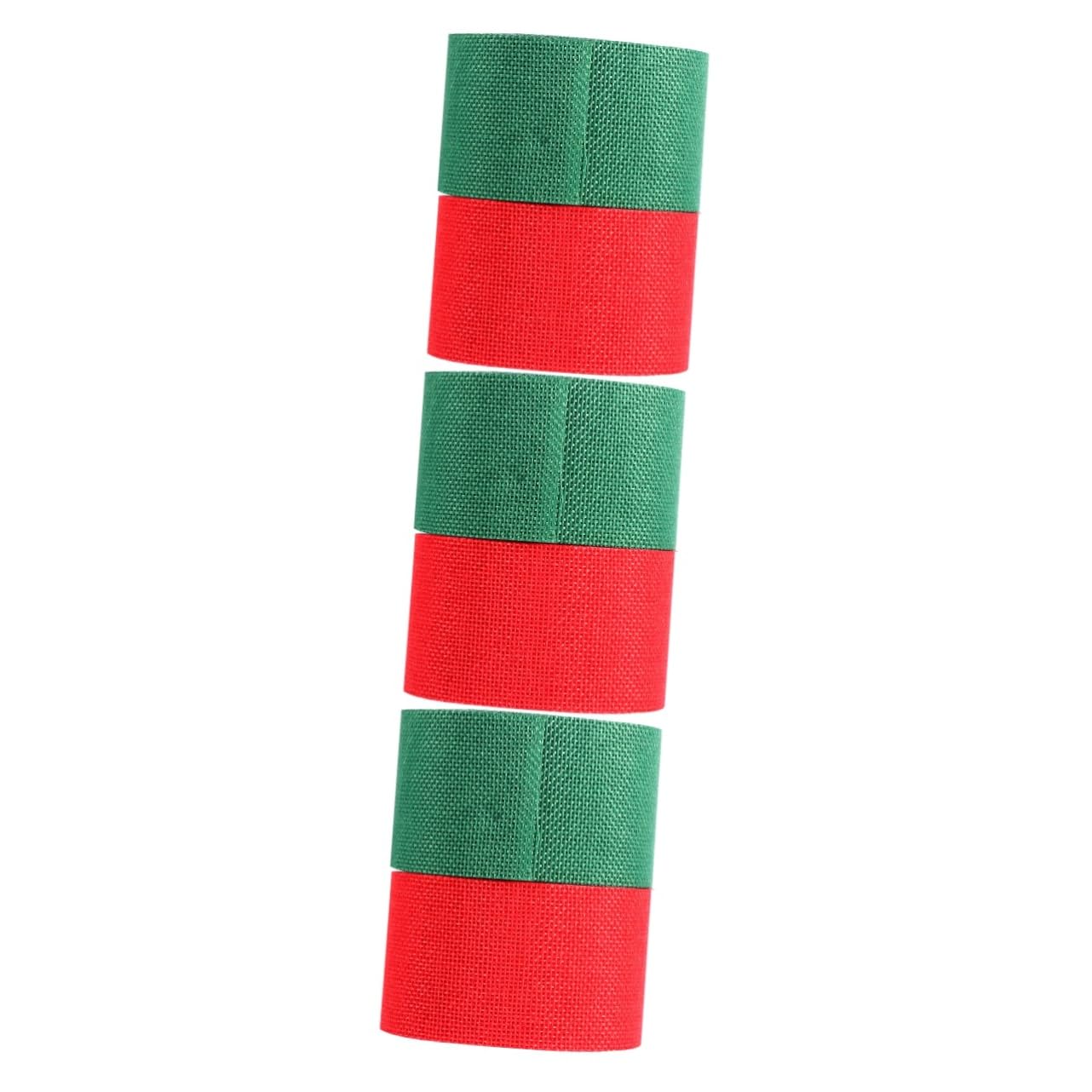 ABOOFAN 6rollos Cintas De Envoltura De Para Decoración Navideña y Manualidades Rojo y Verde Para y Decoraciones