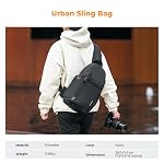 Sac à Bandoulière K&F Concept pour photographes, Sac à Dos Étanche de 10L pour Caméra Professionnelle pour DSLR SLR Canon Nikon Sony
