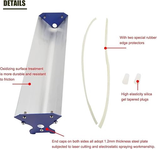 Miniatura 10 de INTBUYING Emulsión Scoop Coater Serigrafía de impresión Scoop Coater Aleación de aluminio 14 pulgadas de largo 4 pulgadas de ancho