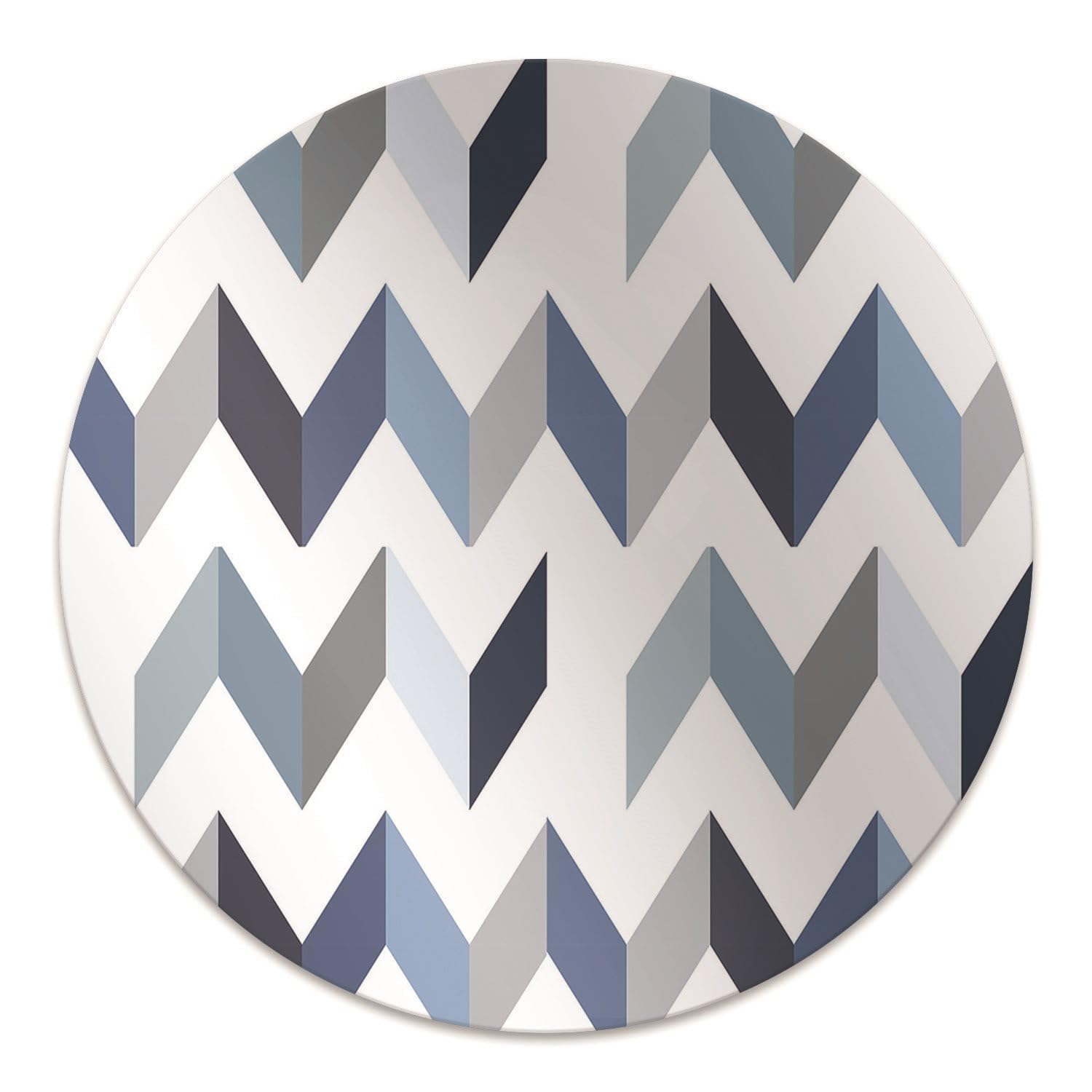 Protège-sol contre rayures de chaise : tapis PVC ø100 cm iode