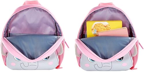 Miniatura 5 de Mochila preescolar de neopreno para niños pequeños, mochila de almuerzo impermeable para niños y niñas, Elefante gris, L