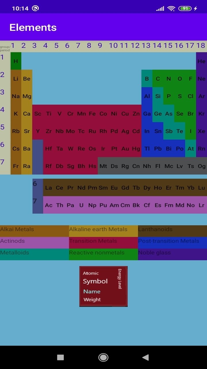 Periodic Table - App on Amazon Appstore