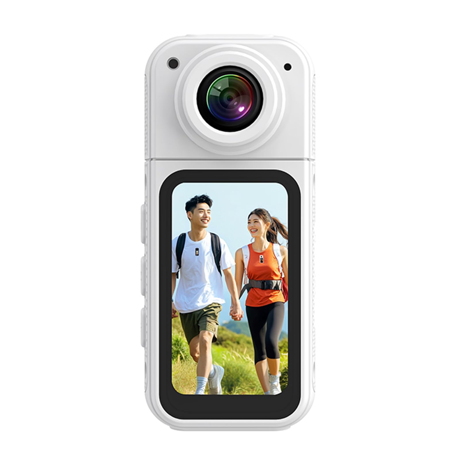 Amazon | 2.7K親指アクションカメラ、180°レンズ角度1.47インチIPS HD