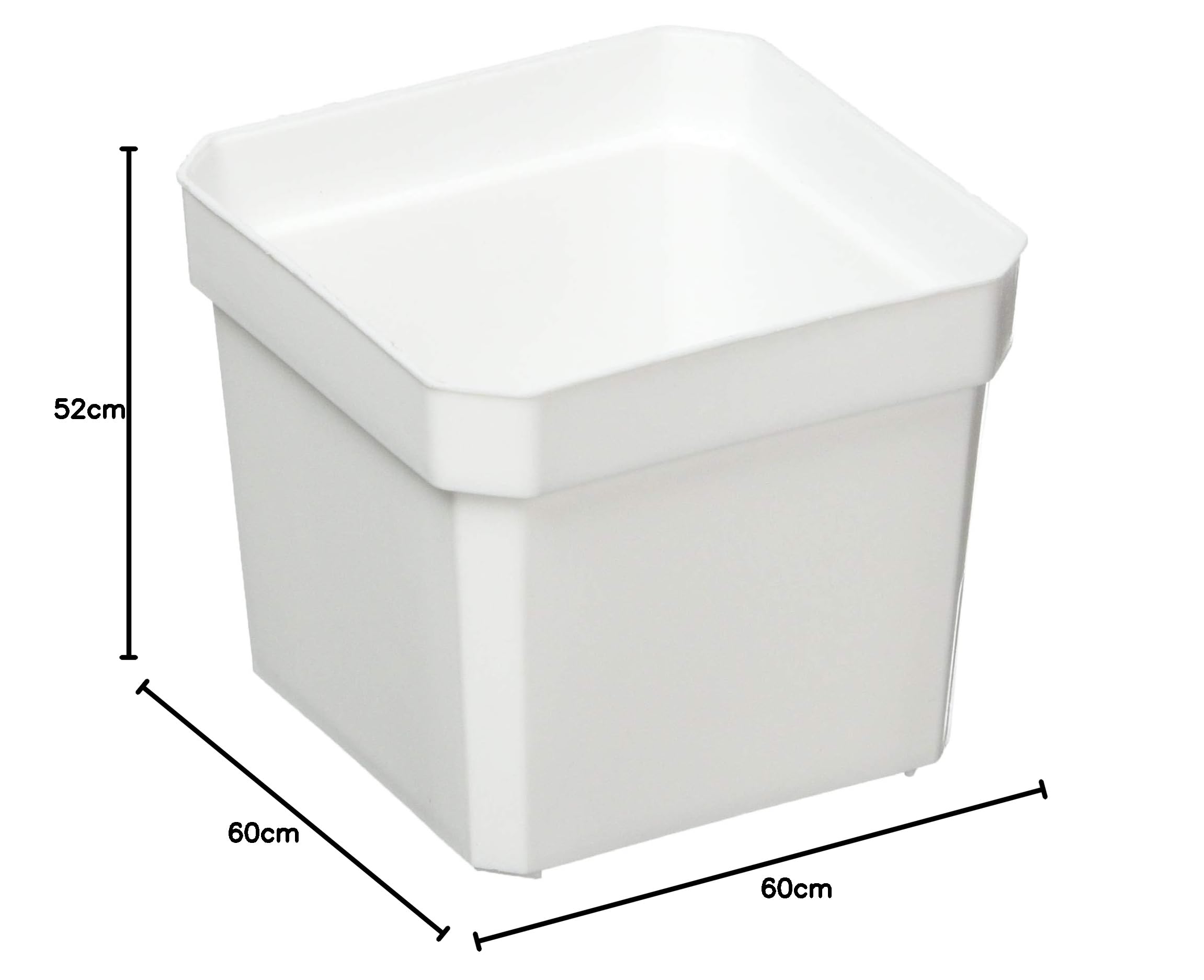 Amazon | 大和プラスチック 鉢・ポットプラントポット 角2号 60×60×H52