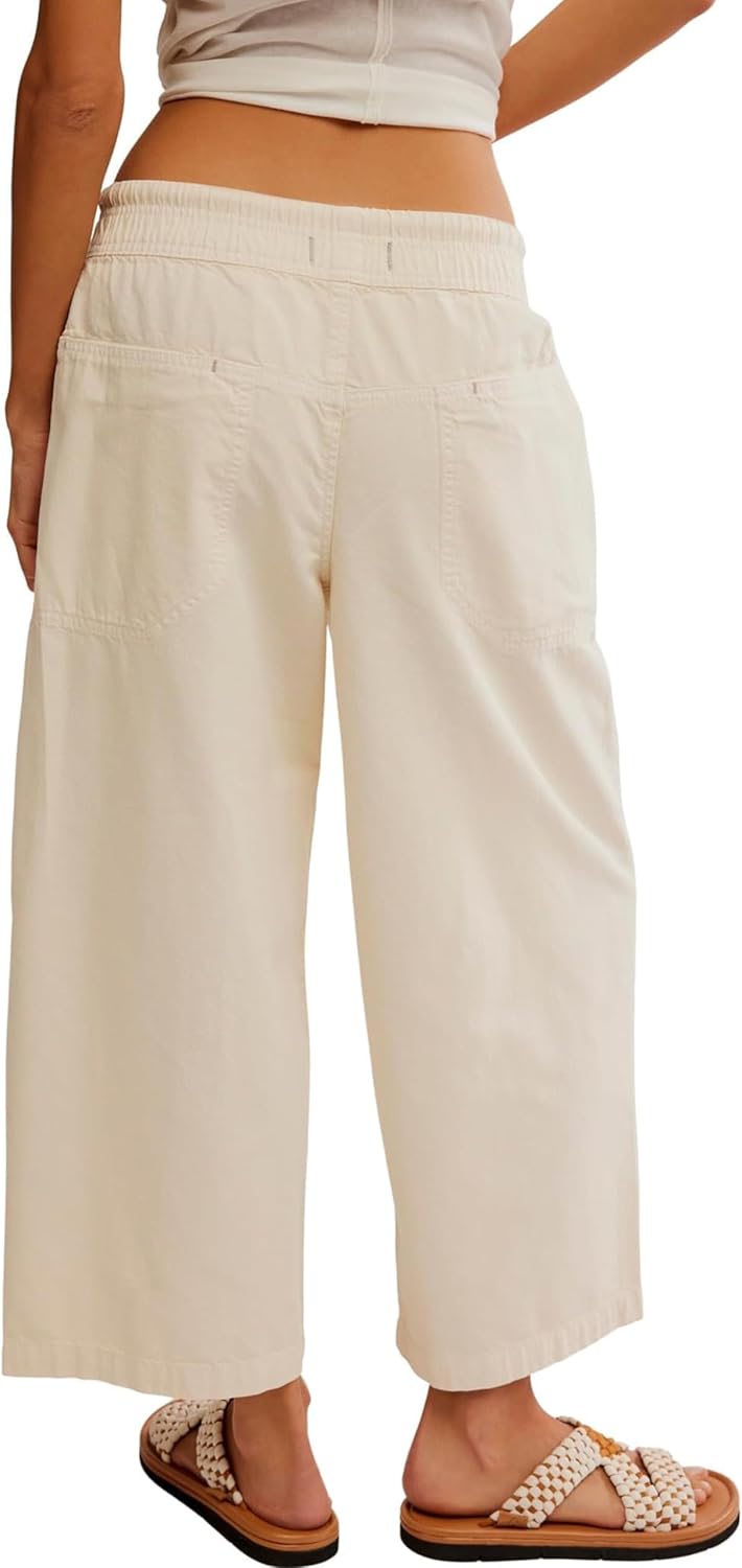 Wide Leg Jeans for Women Trendy Elastic High Waist Boyfriend Denim Pants Ankle Baggy Jeans with Pockets - Image 2