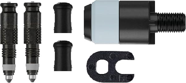 Schwalbe Clik Valve Conversion Set – Umrüstset für Sclaverand/SV-Ventile mit Pumpenkopf-Adapter – Innovation zum Aufpumpen von Fahrradreifen - 2