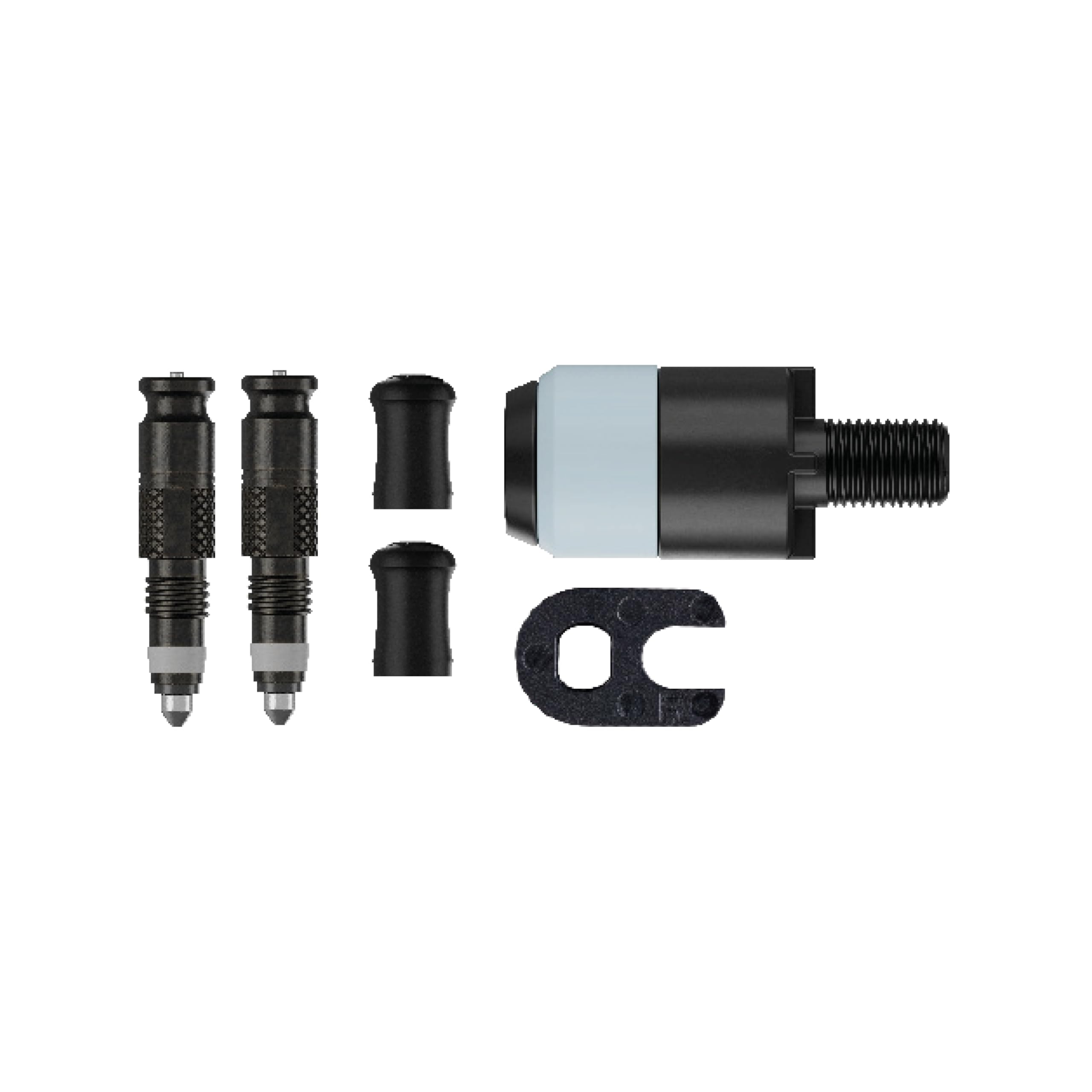 Schwalbe Clik Valve Conversion Set - Presta/SV Valve Conversion Kit with Pump Head Adapter - Innovation for Inflating Bicycle Tyres