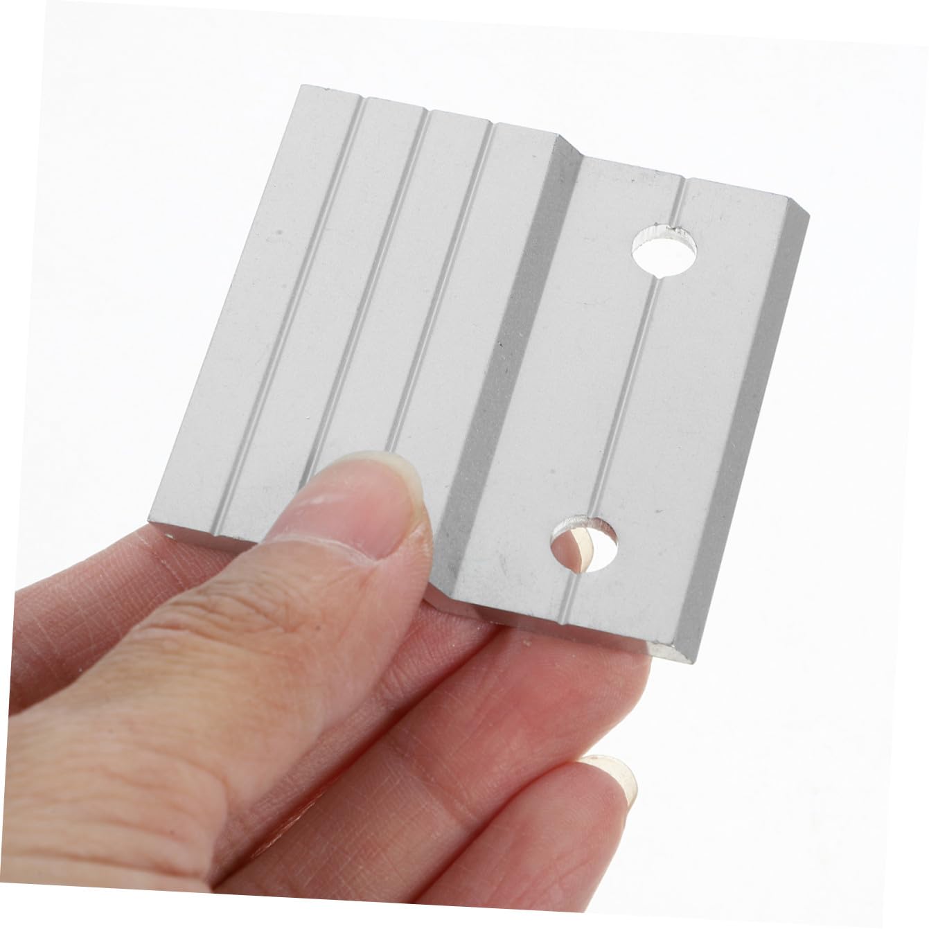 Operitacx 6juegos Colgante de Aluminio Forma de Z Clips Z Resistentes para Marcos de Fotos Herrajes para Espejos Grapas Francesas Adecuado para Decoración de Paredes Salas de Estar