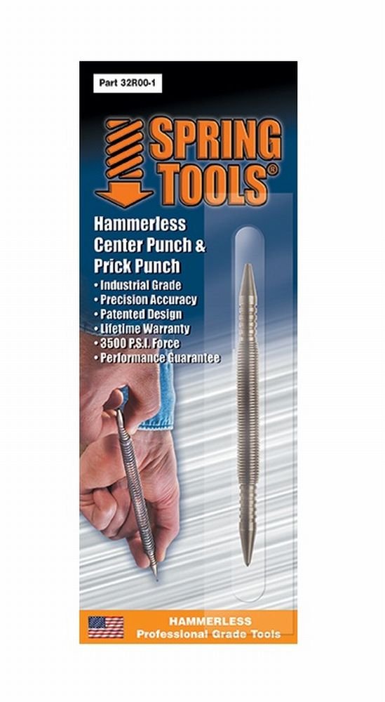 Spring Tools 32R00-1 Two Bit Snapper Prick Punch & Center Punch