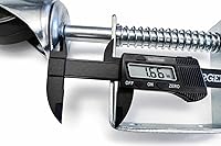 Vista 4 de Tech Team #716 - Rueda giratoria de puerta con resorte, rueda plana de 4 pulgadas, soporte de 125 libras, ajuste automático de altura, giro de 360°